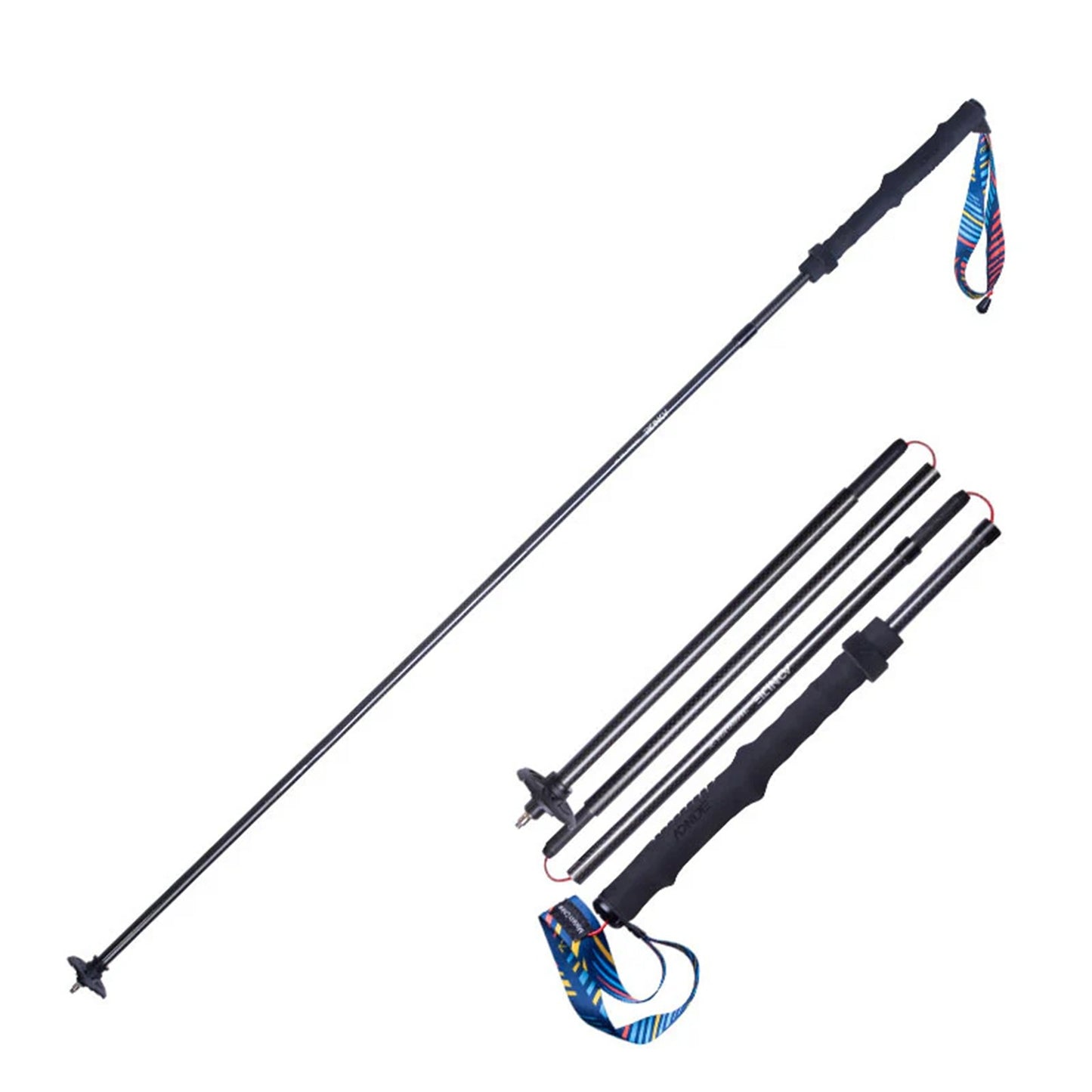 AONIJIE Professional Outdoor Carbon Fiber Trekking Poles -E4204