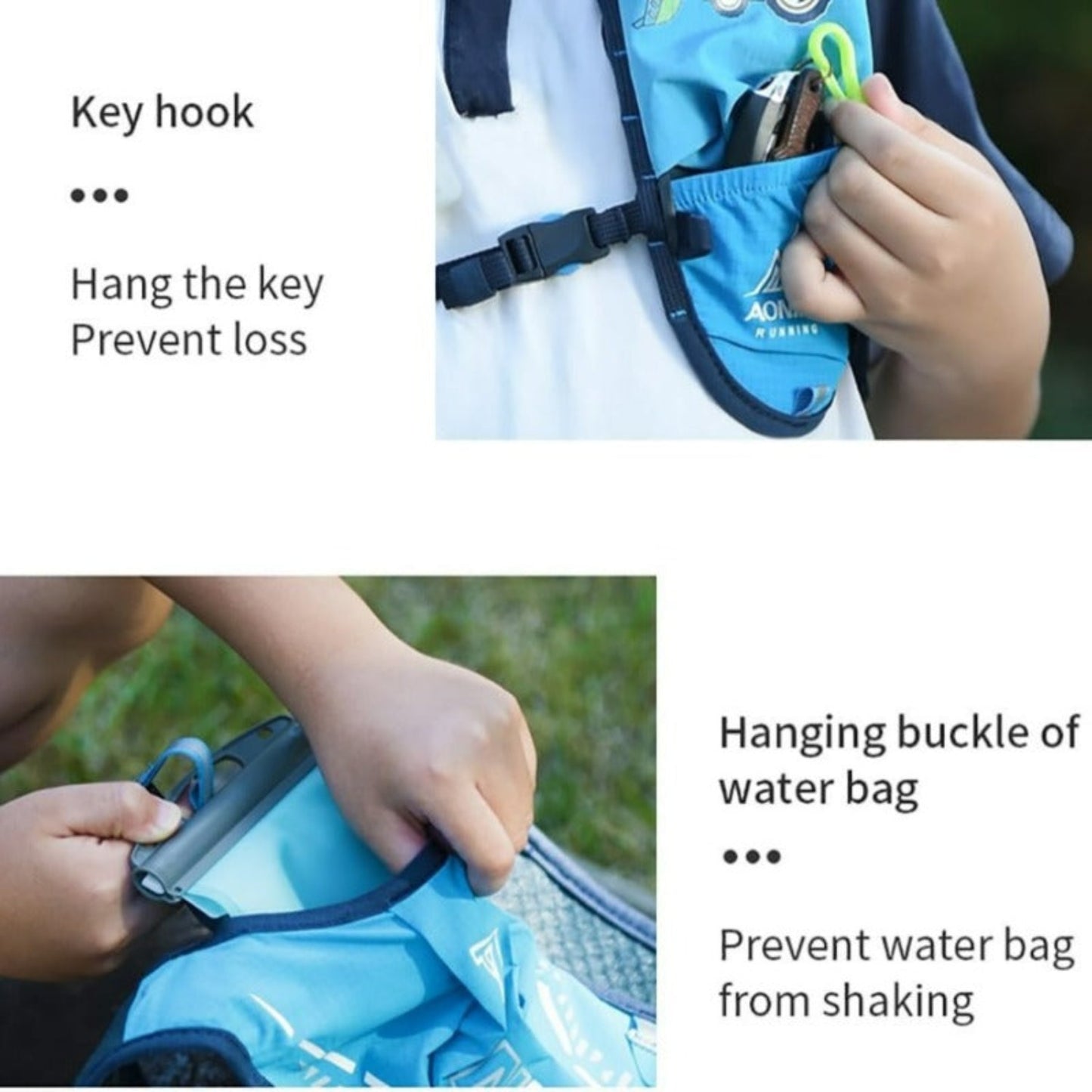 AONIJIE 5L Hydration Children Backpack for 6 to 12 Years-C9105