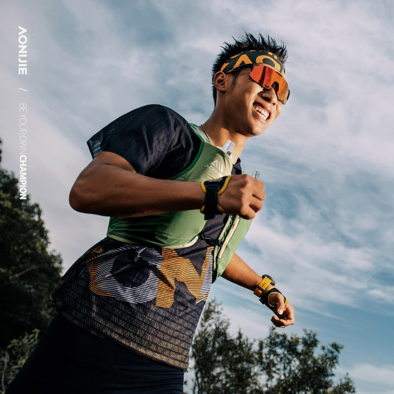 AONIJIE 4L UTMB Official Partner Backpack+2*500ML Bottles-MB4L