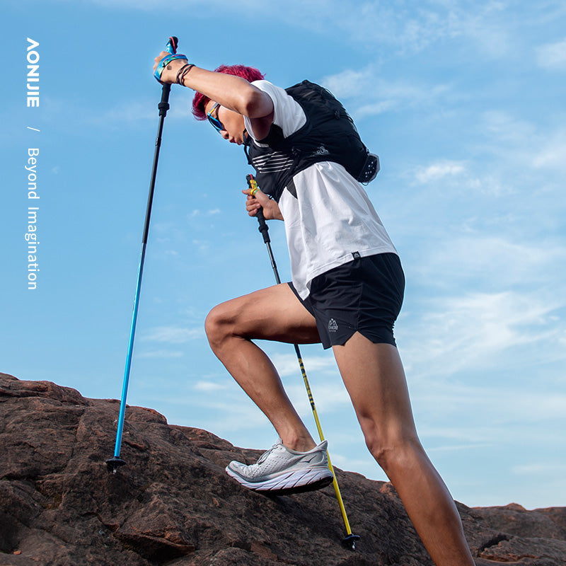 AONIJIE Carbon + Aluminum Folding Trekking Poles -E4210