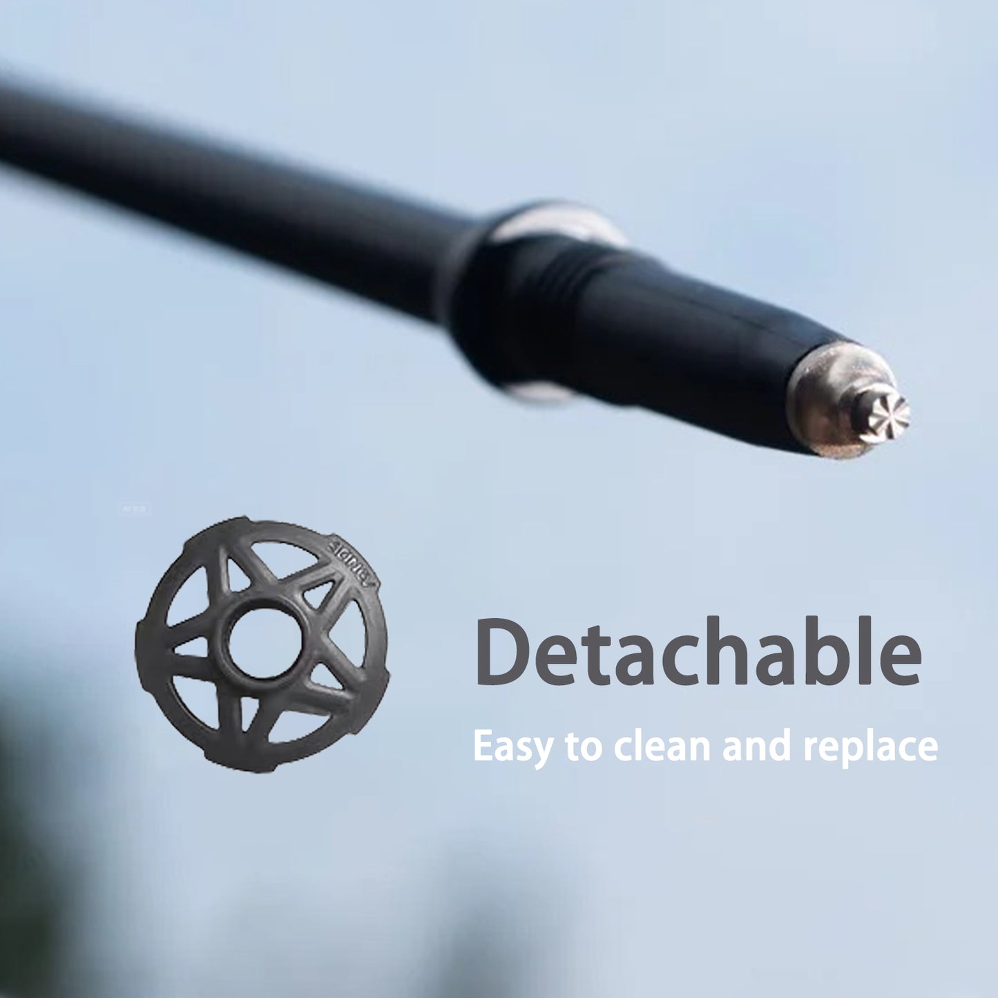 AONIJIE 4-Pack Basket - Universal Hiking Pole Accessory