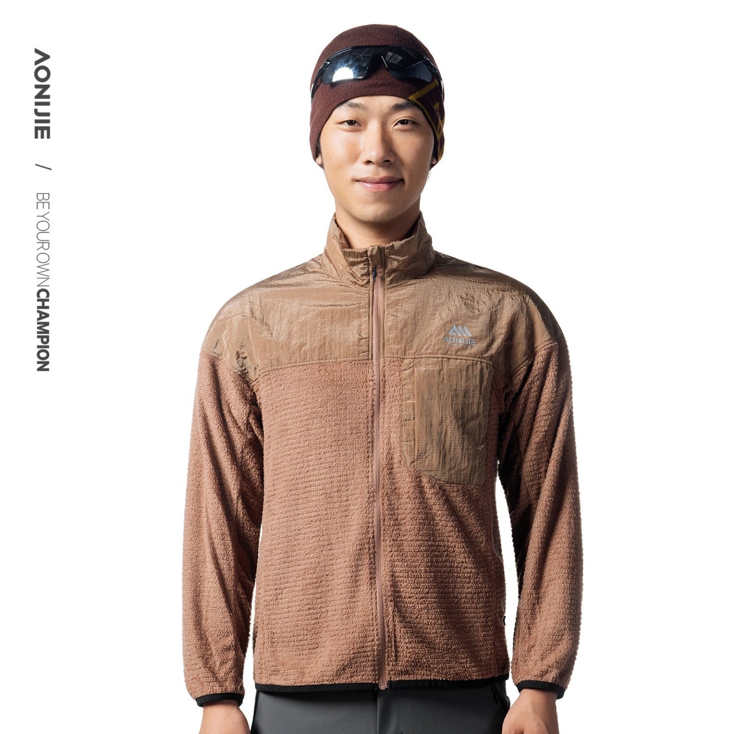 AONIJIE PrimaLoft Stand Collar Fleece Jacket -F5241