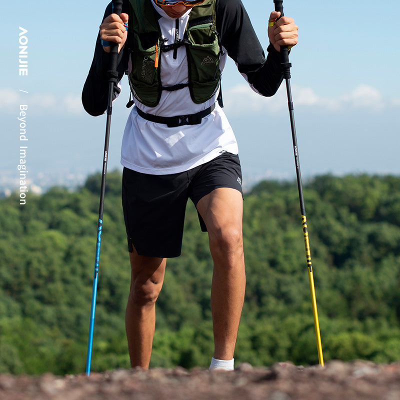 AONIJIE Carbon + Aluminum Folding Trekking Poles -E4210