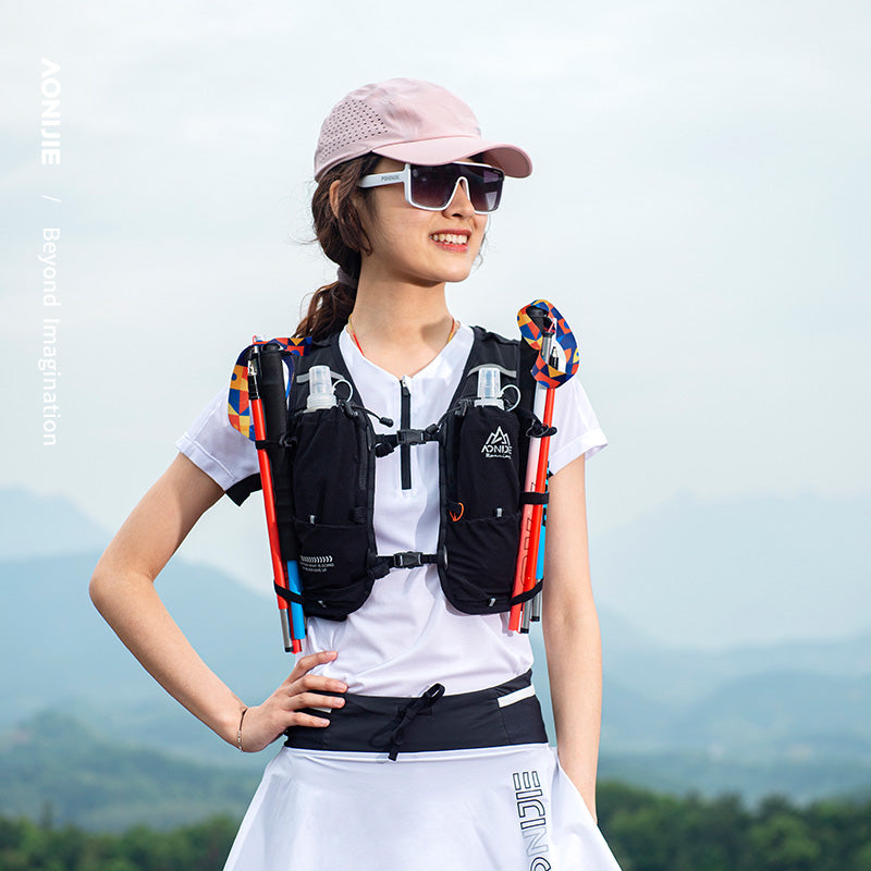 AONIJIE 4 - section Folding 7075 Aluminum Alloy Trekking Poles-E4207