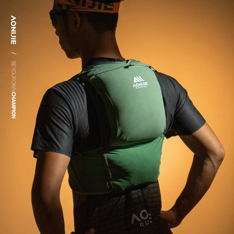 AONIJIE 8L UTMB Official Partner Backpack+2*500ML Bottles-MB8L