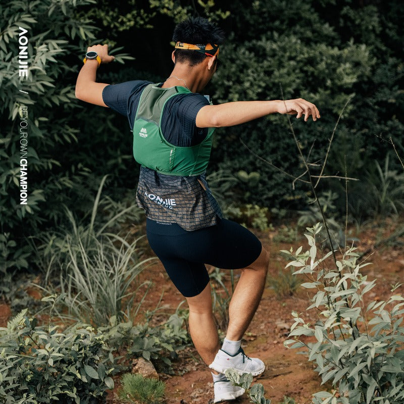 AONIJIE 4L UTMB Official Partner Backpack+2*500ML Bottles-MB4L