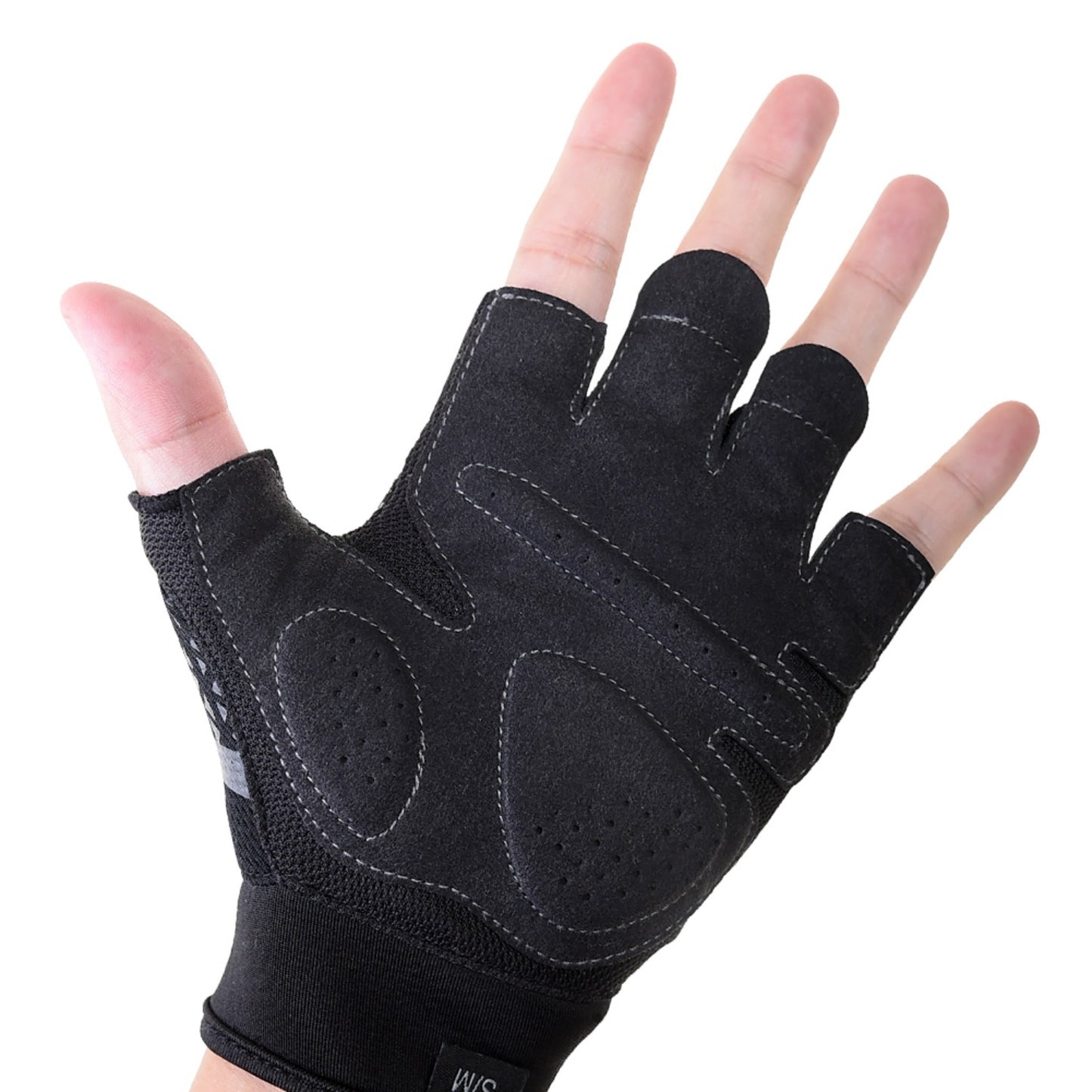 AONIJIE Non-Slip Cushioned Fingerless Gloves -M52