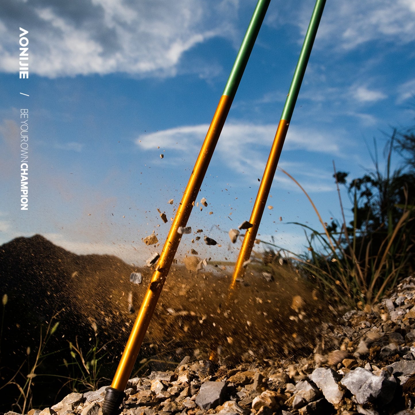 AONIJIE New Colors Aluminum Folding Trekking Poles -E4201