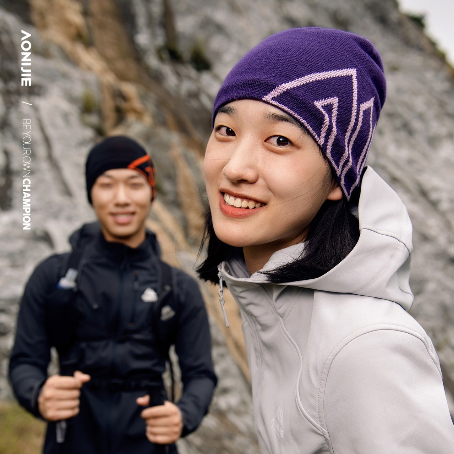 AONIJIE New Color Windproof Wool Knitted Beanie -M39