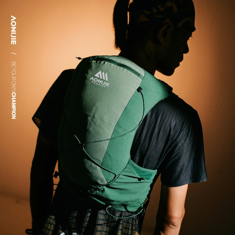 AONIJIE 12L UTMB Official Partner Backpack+2*500ML Bottles-MB12L