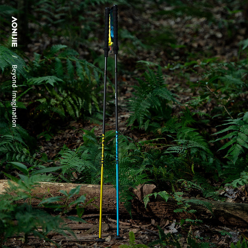 AONIJIE Carbon + Aluminum Folding Trekking Poles -E4210
