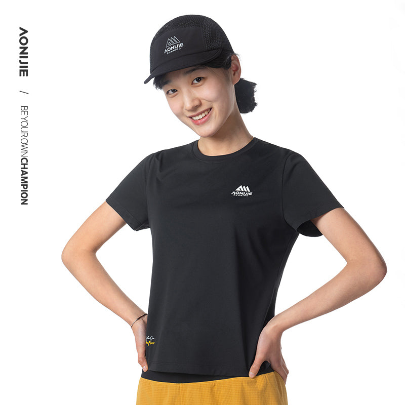 AONIJIE Women Athletic Quick-Dry Short Sleeve T-Shirt -FW6231