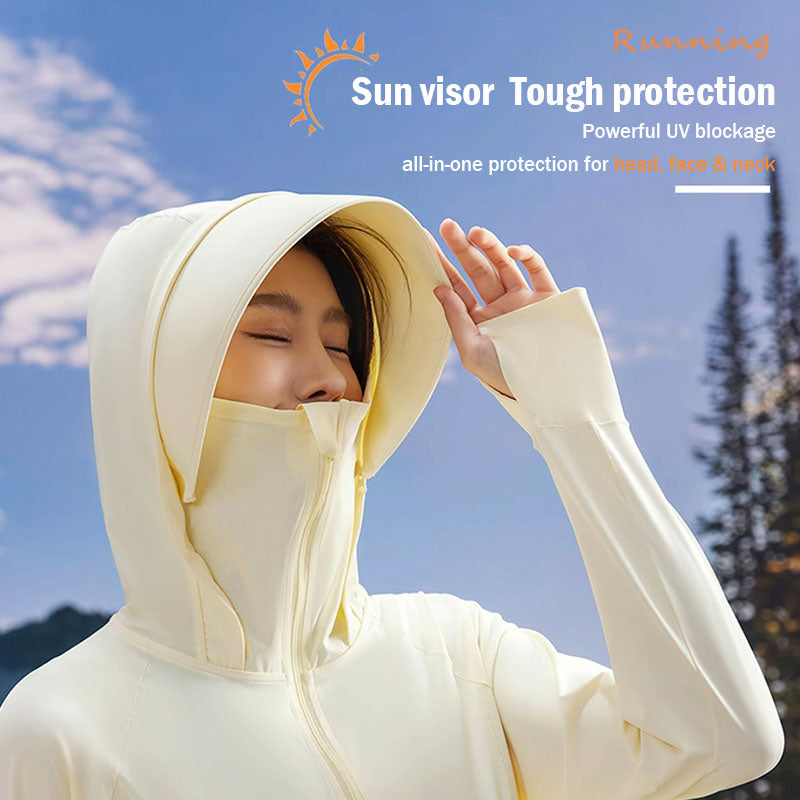 UPF50+ Ice-Cool Women's Sun Jacket-9808#