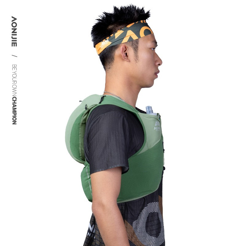 AONIJIE 8L UTMB Official Partner Backpack+2*500ML Bottles-MB8L