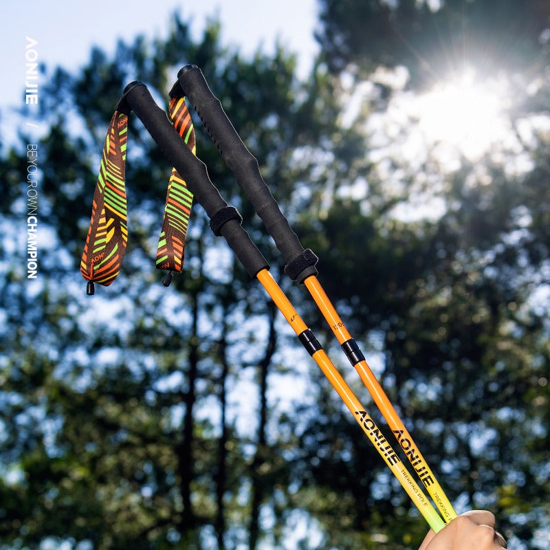 AONIJIE New Colors Carbon Fiber Trail Running Poles-E4204