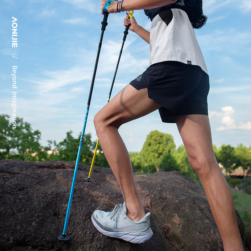 AONIJIE Carbon + Aluminum Folding Trekking Poles -E4210