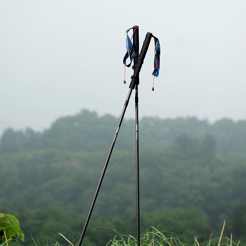 AONIJIE Professional Outdoor Carbon Fiber Trekking Poles -E4204