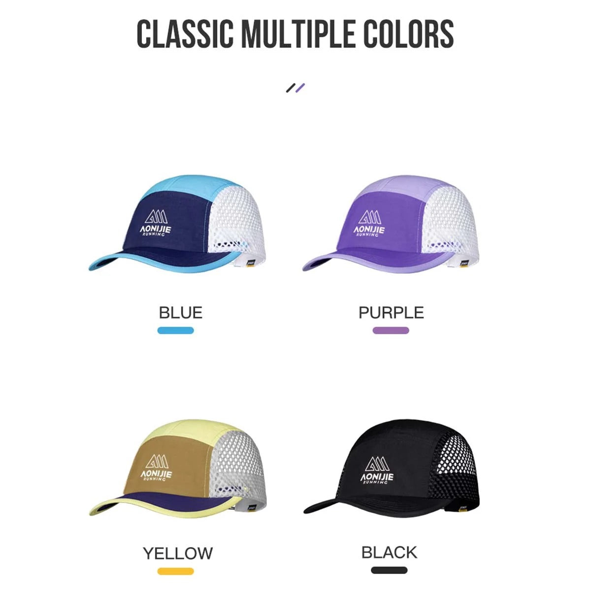 AONIJIE Breathable Sun Protection Duckbill Cap for Outdoors & Sports- E4635