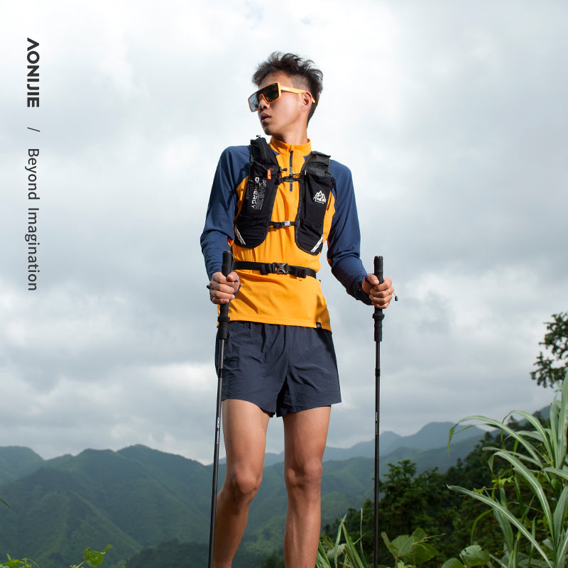 AONIJIE Professional Outdoor Carbon Fiber Trekking Poles -E4204