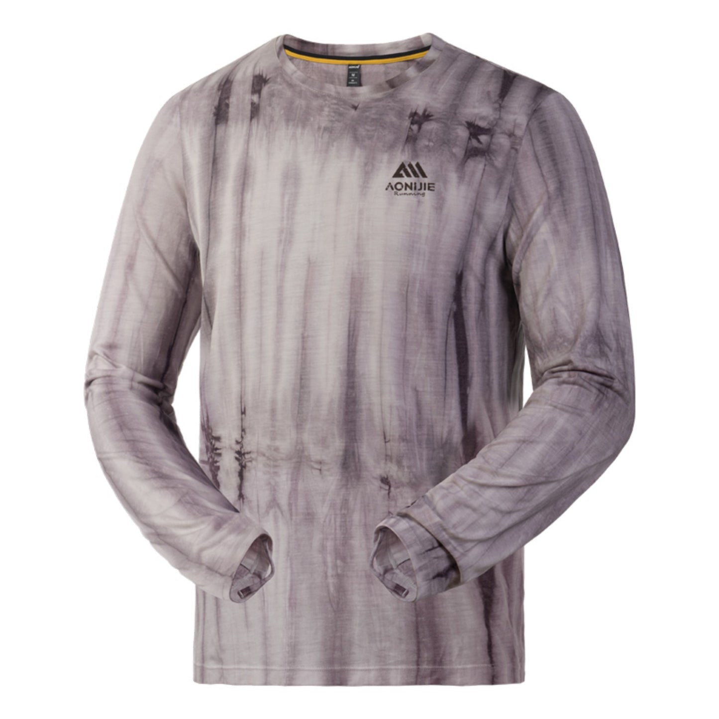 AONIJIE Tie-Dye Outdoor Wool Long-Sleeve -F5253