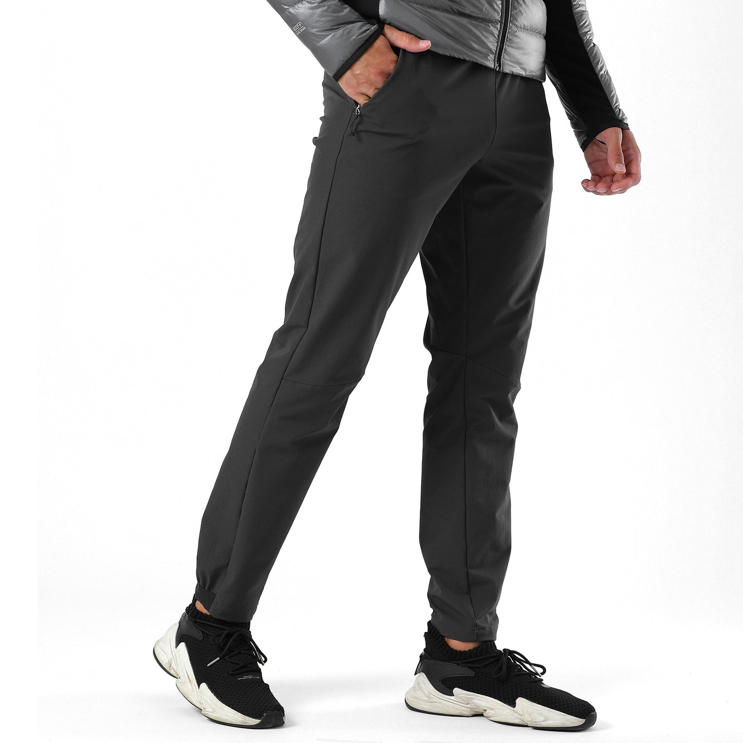 AONIJIE Men Winter Insulated Elasticized Ankle Pants - FM5145