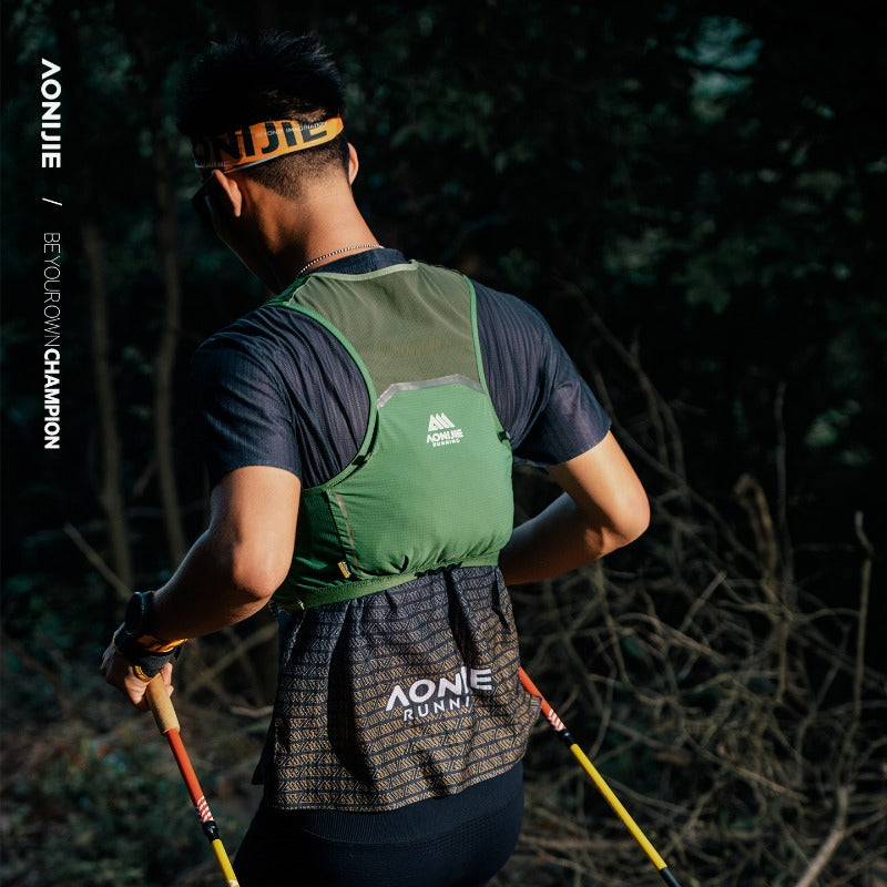 AONIJIE 4L UTMB Official Partner Backpack+2*500ML Bottles-MB4L