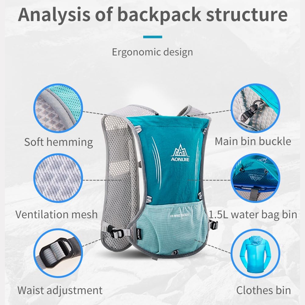 AONIJIE E913S 5L Hydration Running Backpack