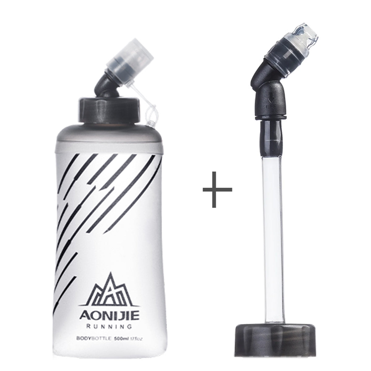 AONIJIE 250 /420/500ml Collapsible Soft Flask -SD21