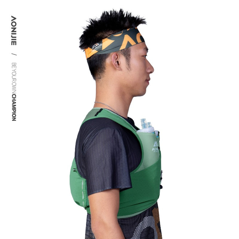 AONIJIE 4L UTMB Official Partner Backpack+2*500ML Bottles-MB4L
