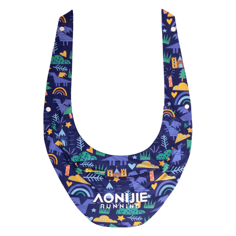 AONIJIE E4429 cooling towel texture close-up showing cooling fibers
