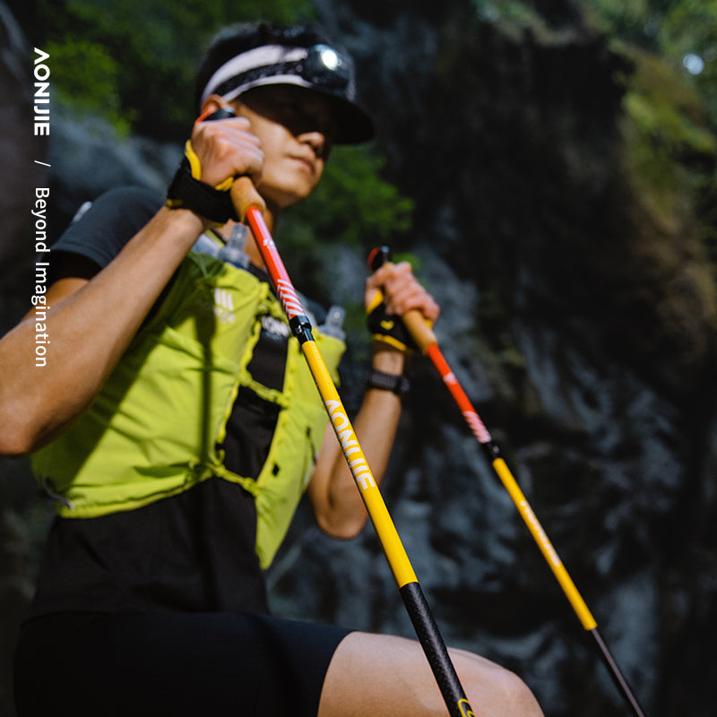 AONIJIE 3K Carbon Fiber Lightweight & Durable Trekking Poles-E4212