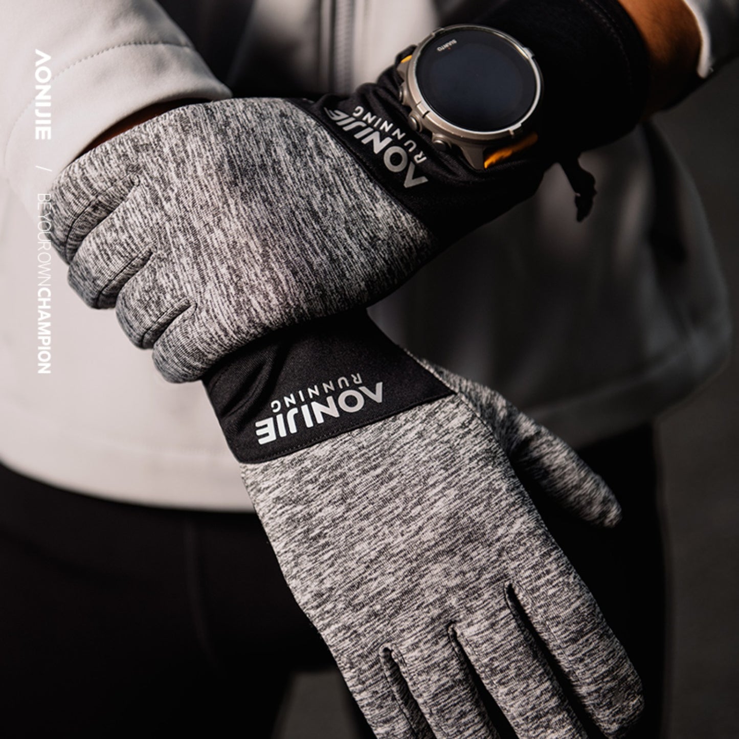 AONIJIE Lightweight Sports Gloves with Watch Window-M61