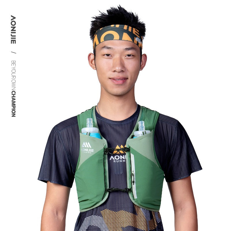 AONIJIE 4L UTMB Official Partner Backpack+2*500ML Bottles-MB4L