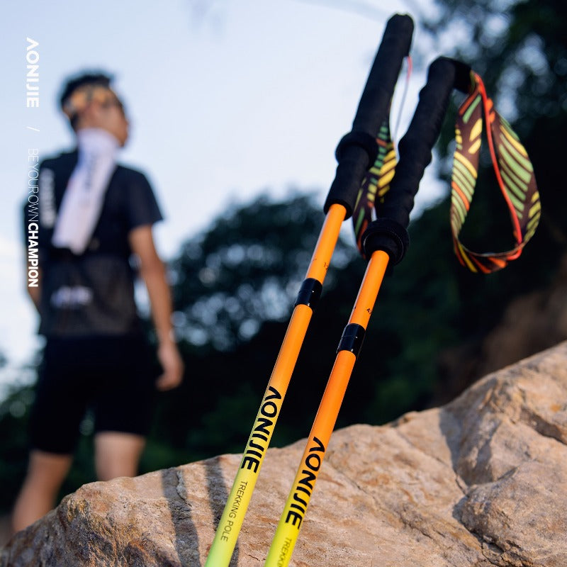 AONIJIE New Colors Carbon Fiber Trail Running Poles-E4204