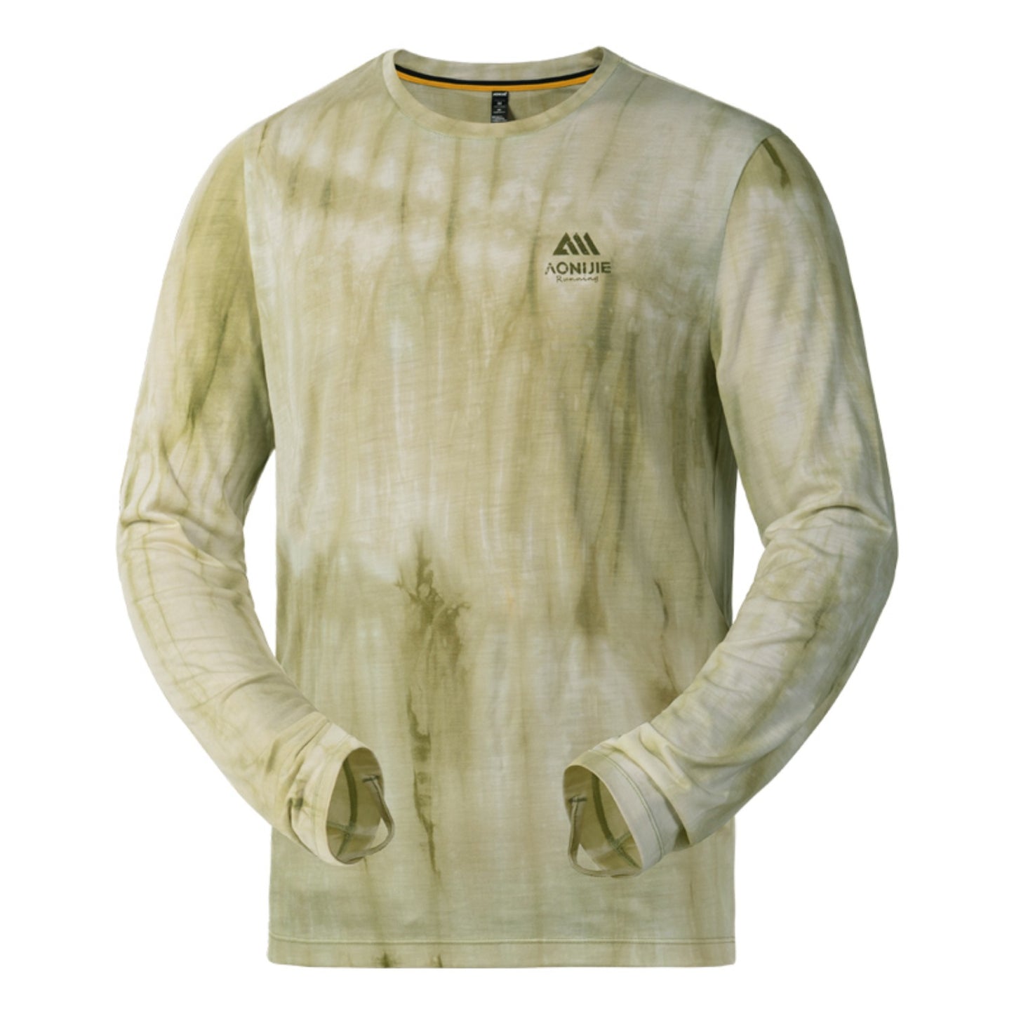 AONIJIE Tie-Dye Outdoor Wool Long-Sleeve -F5253