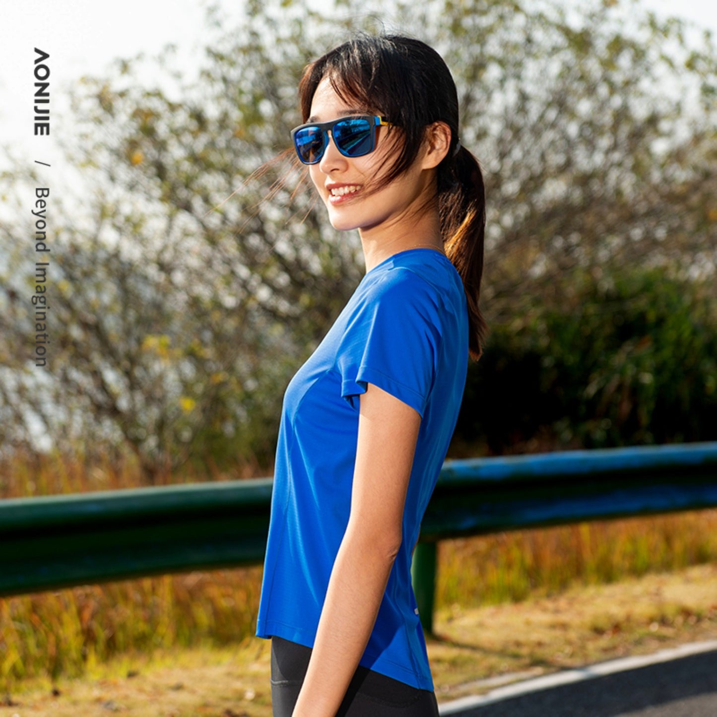 AONIJIE Women Quick Dry Breathable Sports T-Shirt - FW6198