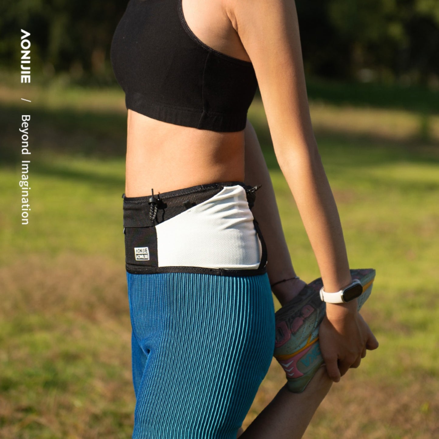 AONIJIE Quick-Dry Mesh Fabric Running Waist Pack-W8121