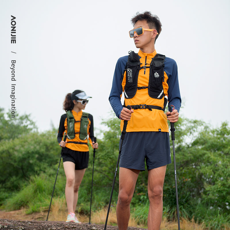 AONIJIE Professional Outdoor Carbon Fiber Trekking Poles -E4204