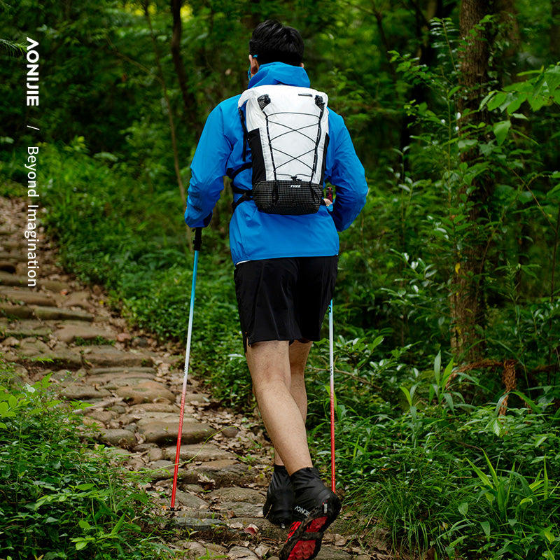 AONIJIE 4 - section Folding 7075 Aluminum Alloy Trekking Poles-E4207