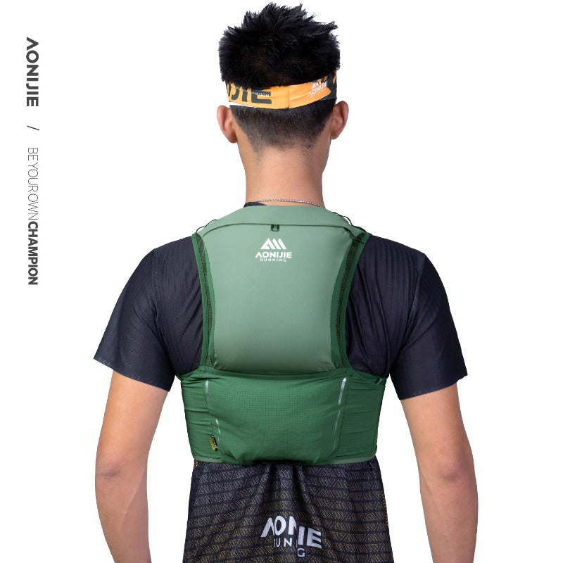 AONIJIE 8L UTMB Official Partner Backpack+2*500ML Bottles-MB8L