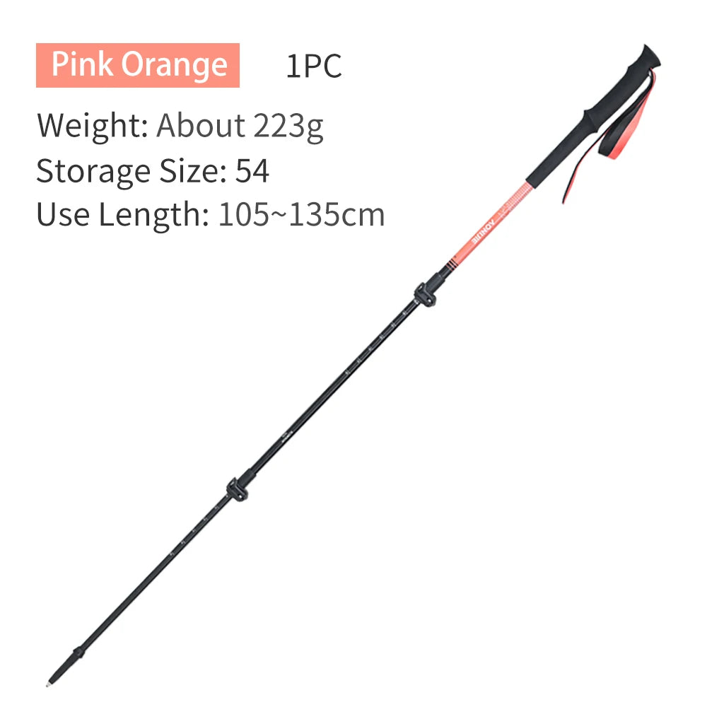 AONIJIE Aluminum Alloy Telescopic Hiking Poles-E4215