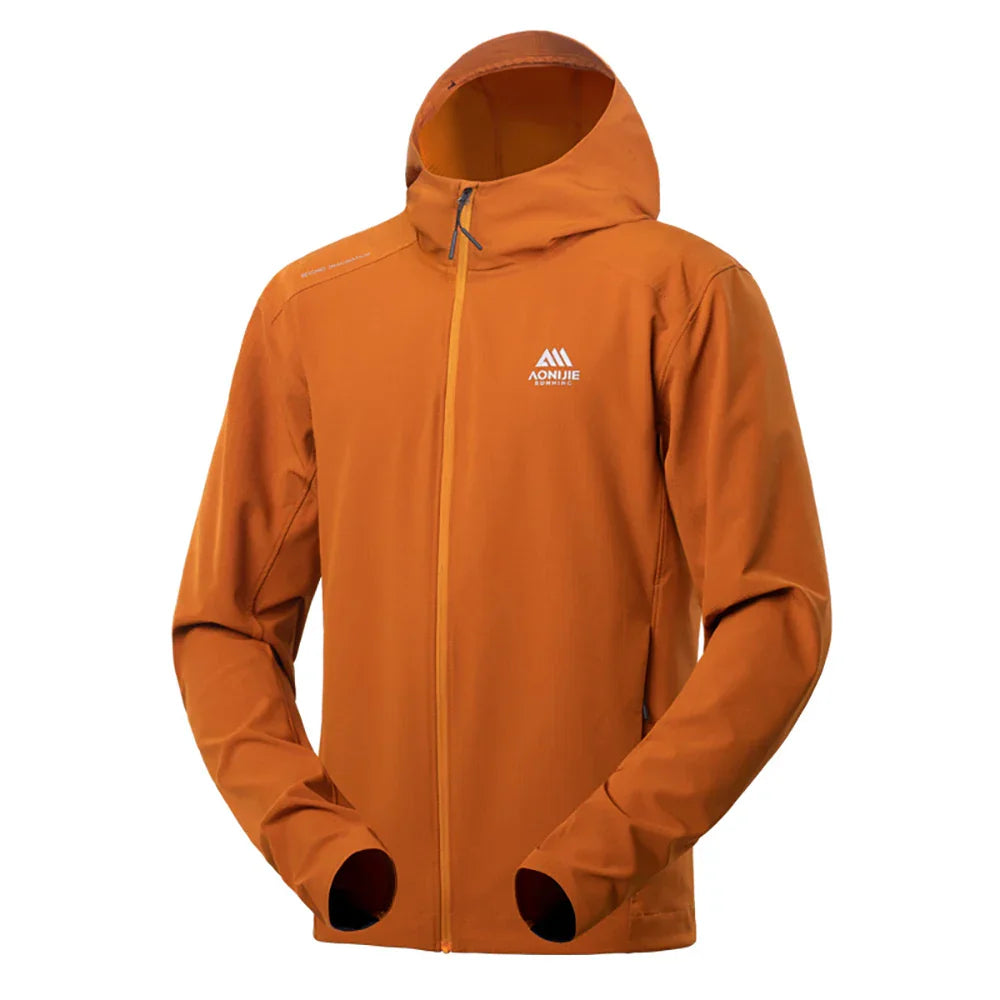 AONIJIE Men Windproof Fleece-Lined Outdoor Jacket -FM5207