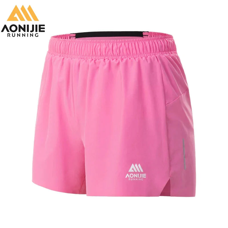 AONIJIE Women Ultra-Lightweight Built-In Phone Pocket Athletic Shorts - FW6199