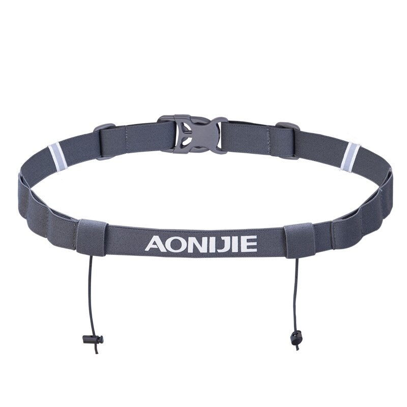 AONIJIE Race Number Belt with 6 Gel Loops -E4076