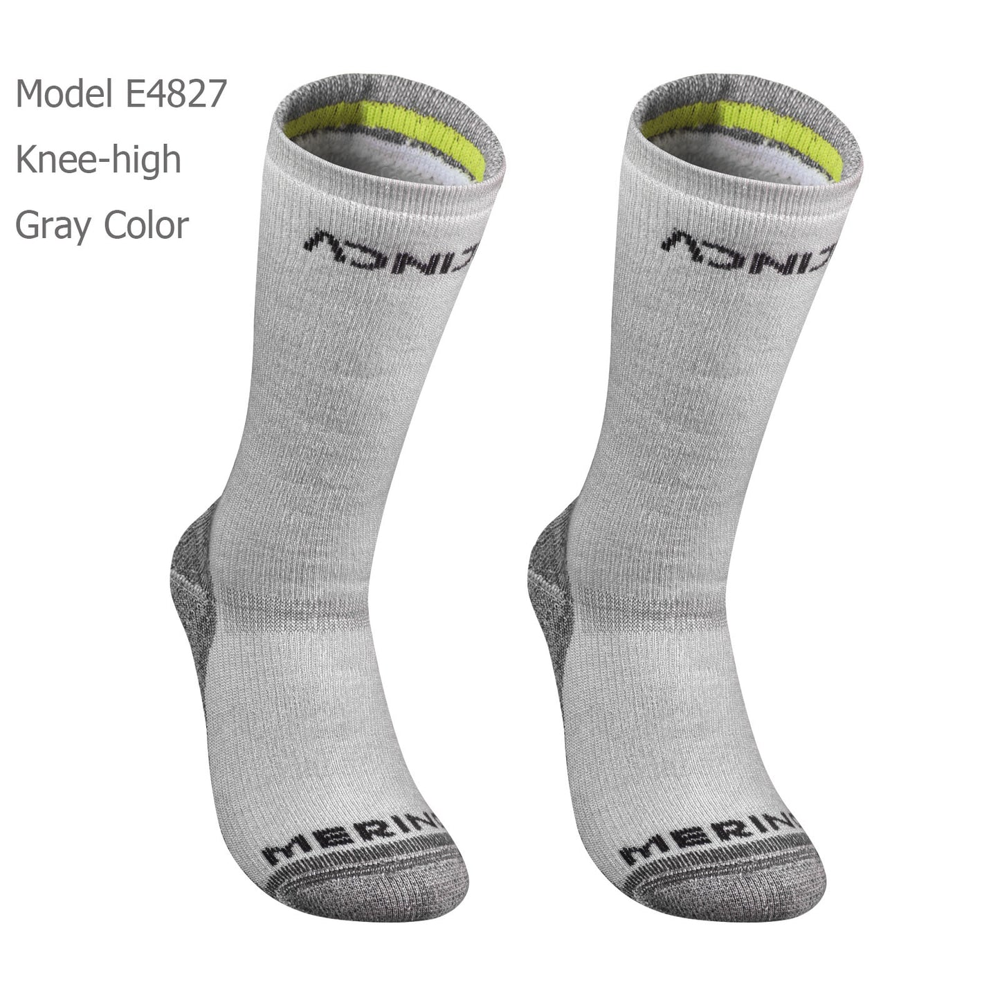 AONIJIE One Pair Merino Wool Thickened Snow Socks-E4826 E4827