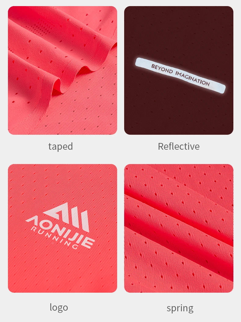 AONIJIE - Women's Quick-Dry Sports T-Shirt - Breathable Running & Fitness Top - FW6191