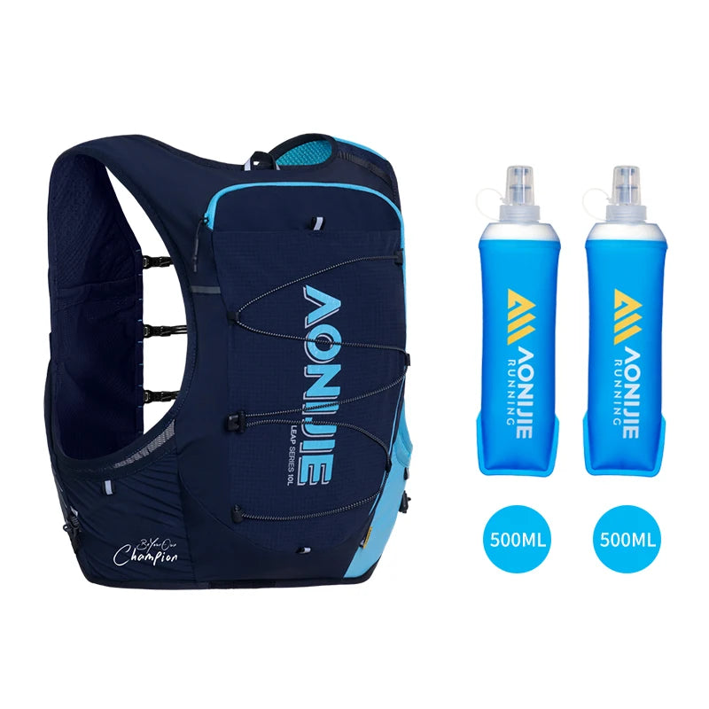 AONIJIE Unisex Tibetan Blue 10L Hydration Running Vest - C9116