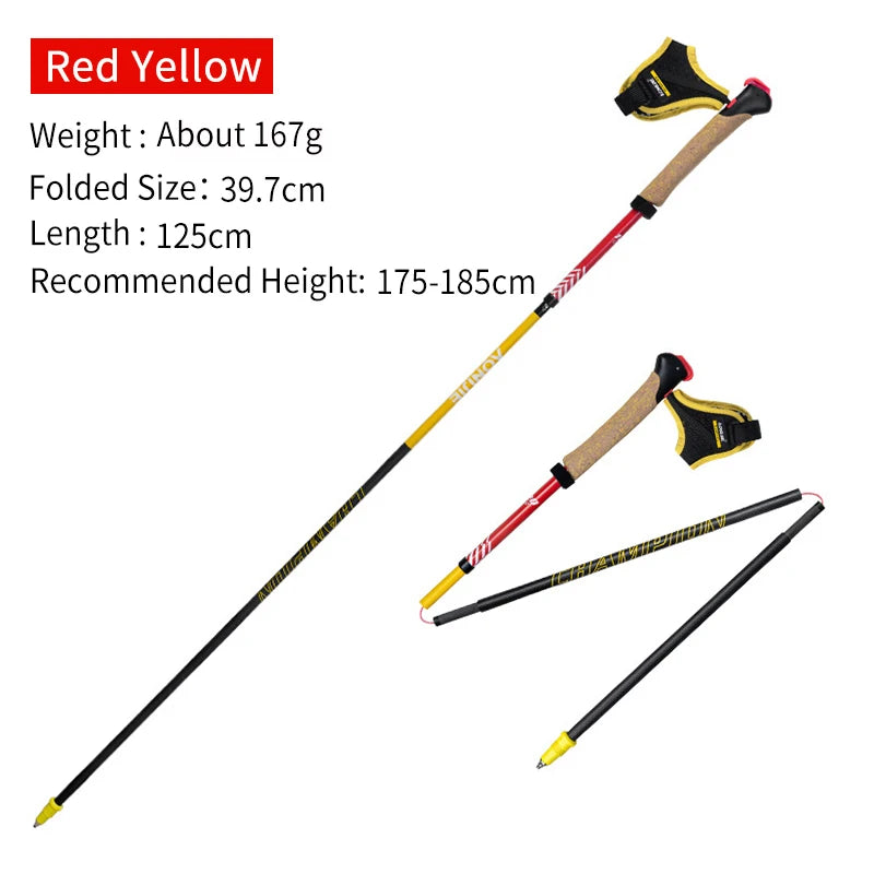 AONIJIE 3K Carbon Fiber Lightweight & Durable Trekking Poles-E4212
