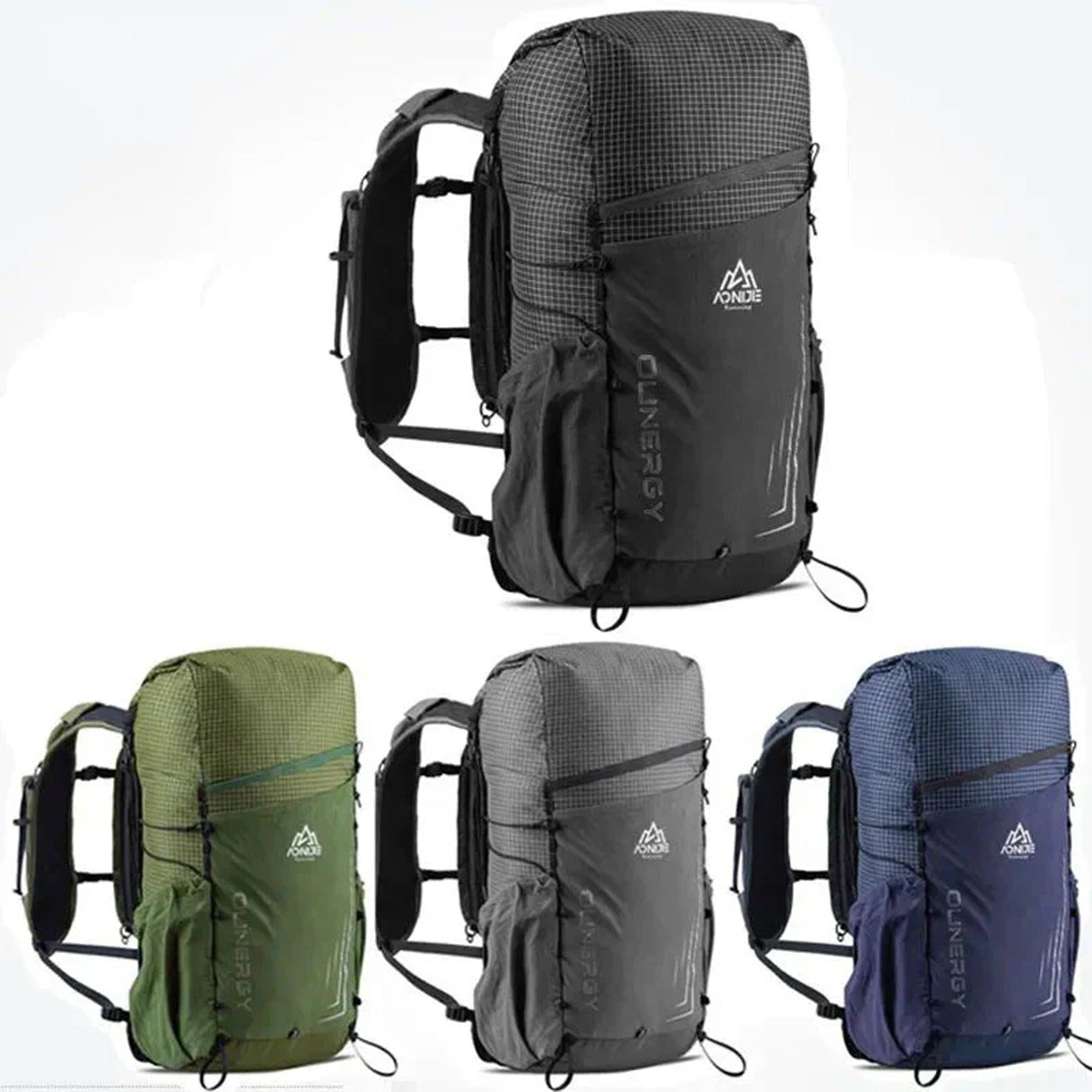 AONIJIE 30 liter grote capaciteit klimrugzak buiten camping dagrugzak reistas voor wandelen trekking bergbeklimmen, groen, XL AONIJIE 30 liter grote capaciteit klimrugzak buiten camping dagrugzak reistas voor wandelen trekking bergbeklimmen, groen, XL