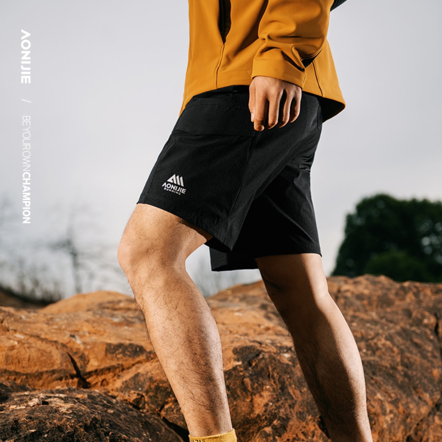 AONIJIE Men Water-Repellent Quick-Dry Hiking Shorts- FM5222